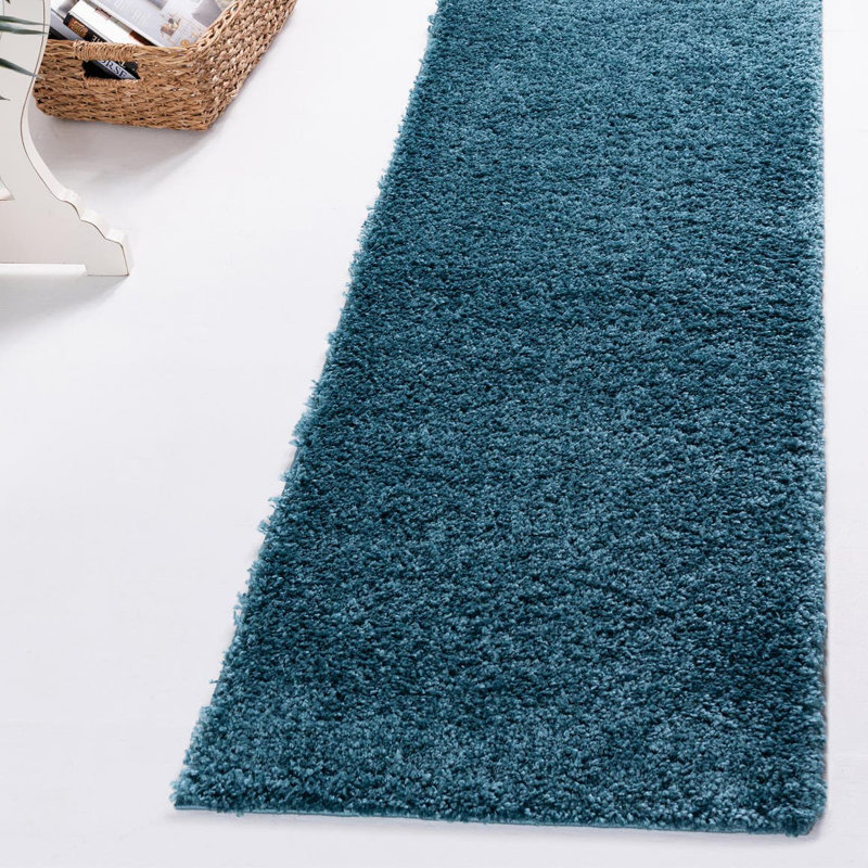 Tapis turquoise, Tapis de couloir 2 pi 7 po x 10 pi