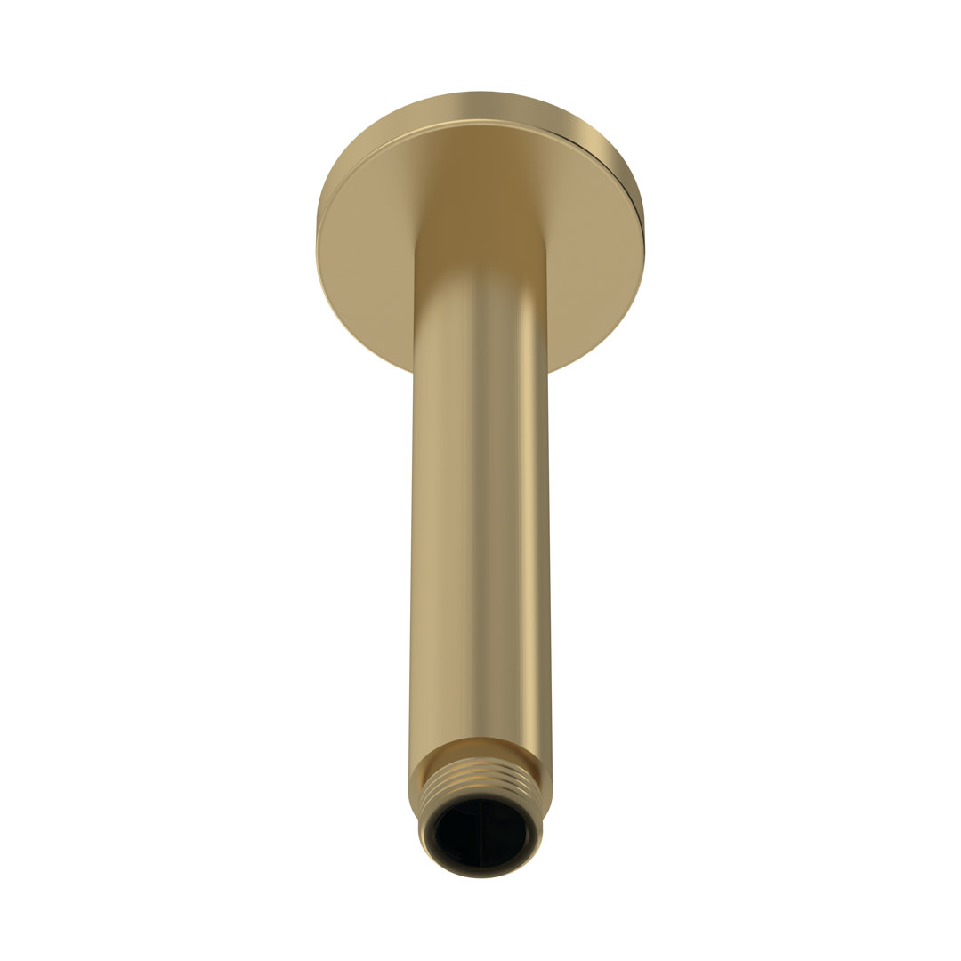 Nuie Showers Ceiling Mounted Round Shower Arm 150Mm (Br Brass). - Image 3