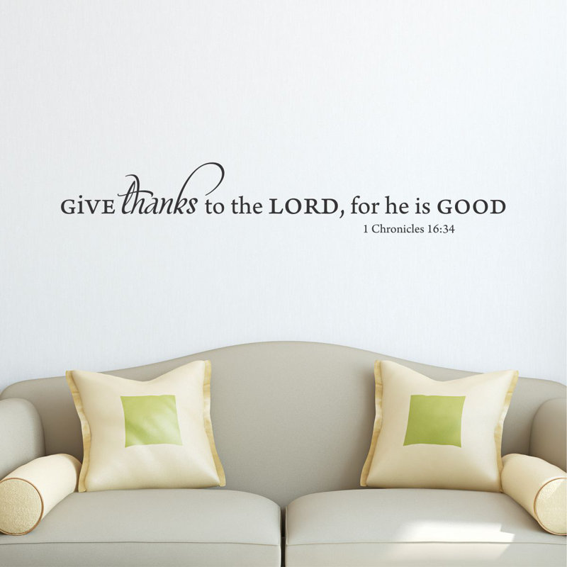 Adhésif décoratif "offre grâce à the lord wall quotes™
