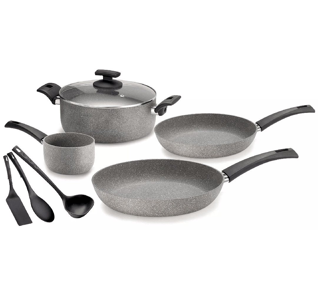8 - Piece Non-Stick Aluminum Cookware Set