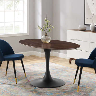 Silver Orchid Fein Oval Dining Table