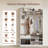 Versatile Hall Tree With Bench, 5-In-1 Entryway Storage Solution, 3-Layer Flip Shoe Cabinet, 7 Coat Hooks, And Drawer-72332226
