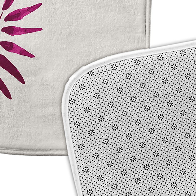 Microfiber Non-Slip Bath Mat, 17" W x 24" L