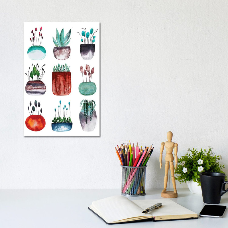 Tiny Collection by Lesia Binkin - Wrapped Canvas Gallery-Wrapped Canvas Giclée, 20.32 cm H x 30.48 cm W