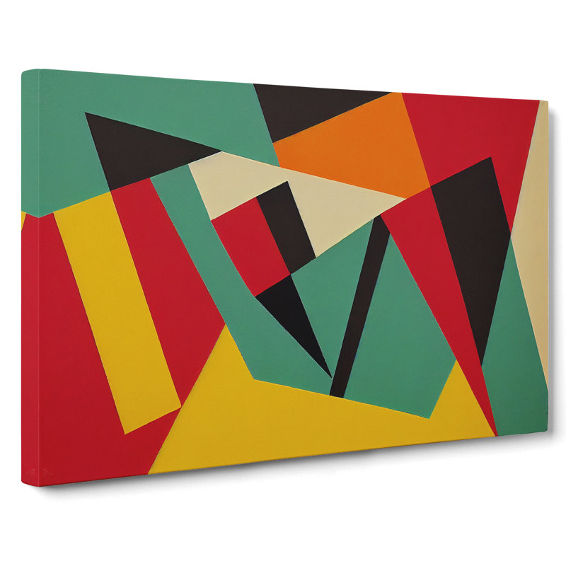 Art Suprematism - Wrapped Canvas, 35cm H x 50cm W x 3cm D
