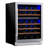 Ca'lefort 24" 46 Bottle Dual Zone Wine Refrigerator Freestanding/built-in