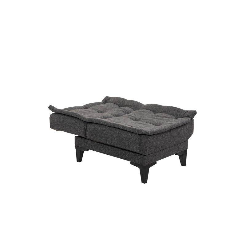 Markwich 3 Piece Fold Out Sofa Set, Anthracite