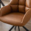 Chaise de bureau pivotante en similicuir Khac -1333620736