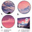 «Space Desert Dreamscape», art mural en métal-1324678923