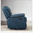 Charlotte Navy Blue Leather Gel Recliner