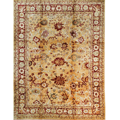 Beige Handmade Mohair Oushak Rug by , Elegant Area Rug for Adding Timeless Charm to Your Living Room, Bedroom, or Home Décor