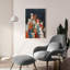  «Pile Of - Dogs» par Doron David, art mural en verre acrylique, 24 po x 36 po-1692949868