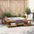 Vidaxl Hot Tub Surround Brown-115841982