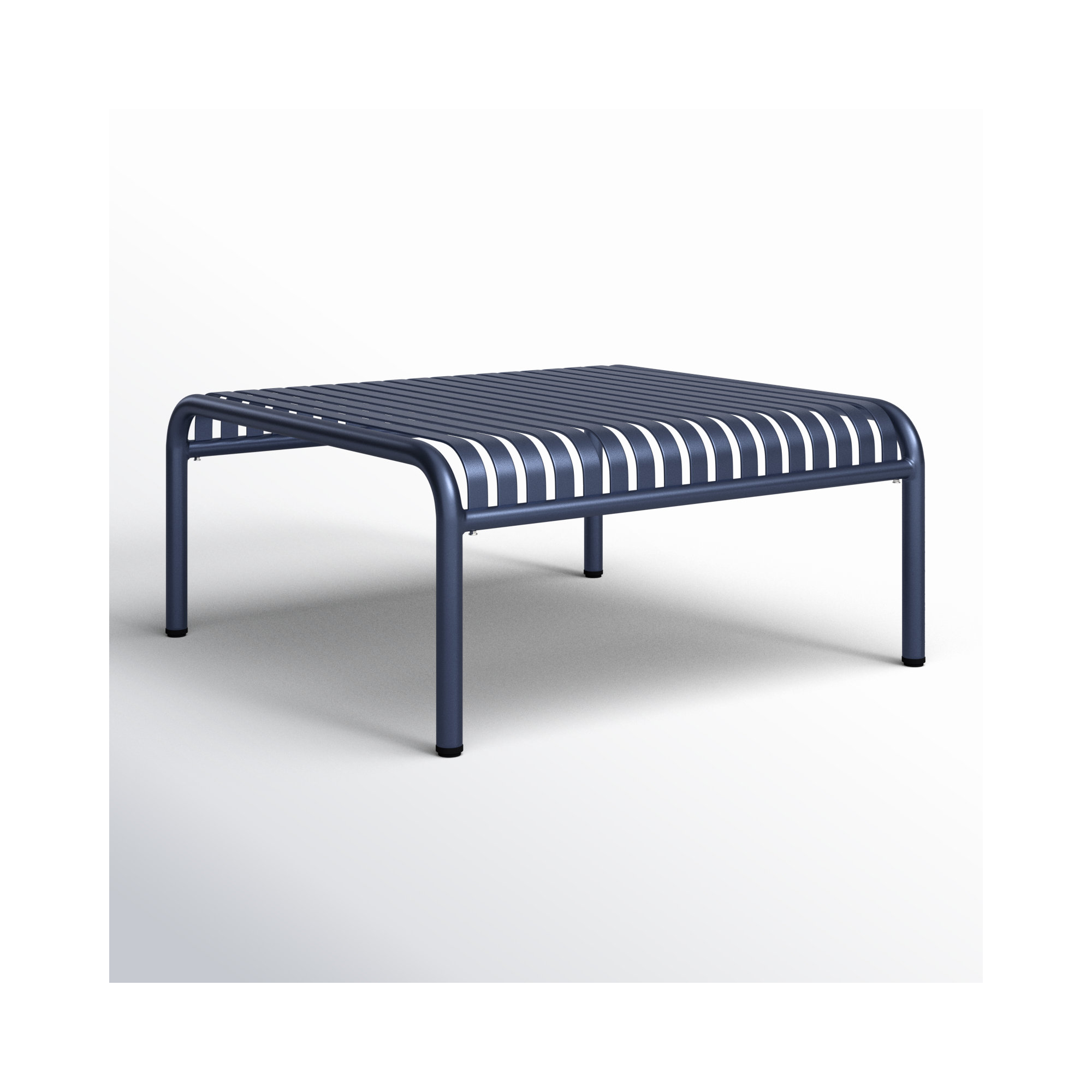 Winchester Outdoor Patio Coffee Table, Dark Blue