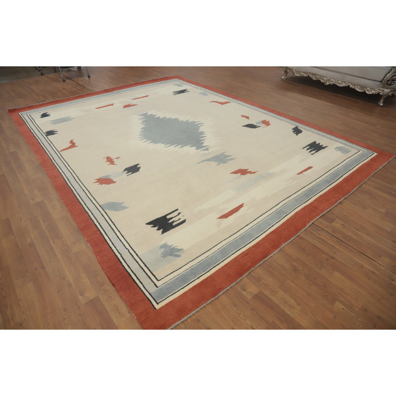 Tapis oriental géométrique 9 x 12