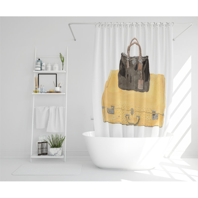 Quigley Polyester Shower Curtain Set