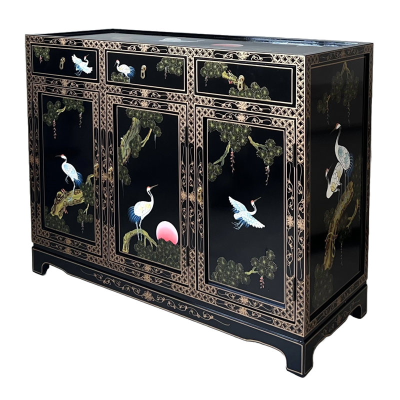 Schlegel Hand Painted Accent Sideboard Cabinet