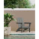 Modern Adirondack High-Density Polyethylene (HDPE) Outdoor Adirondack Chair