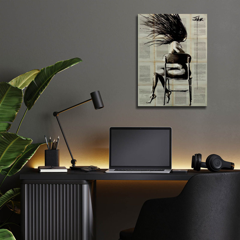 «Power N Passion» par Loui Jover, art mural en verre acrylique, H 16 po x l 12 po x P 0,13 po
