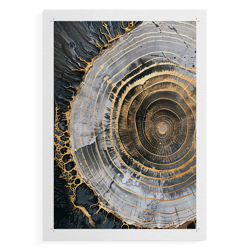 Série ABSTRACT CCxxx - impression sur toile seulement - non encadrée, H 18 po x l 12 po