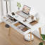Ensemble de bureau 2 pièces avec tiroirs 19,7 po en solde, blanc