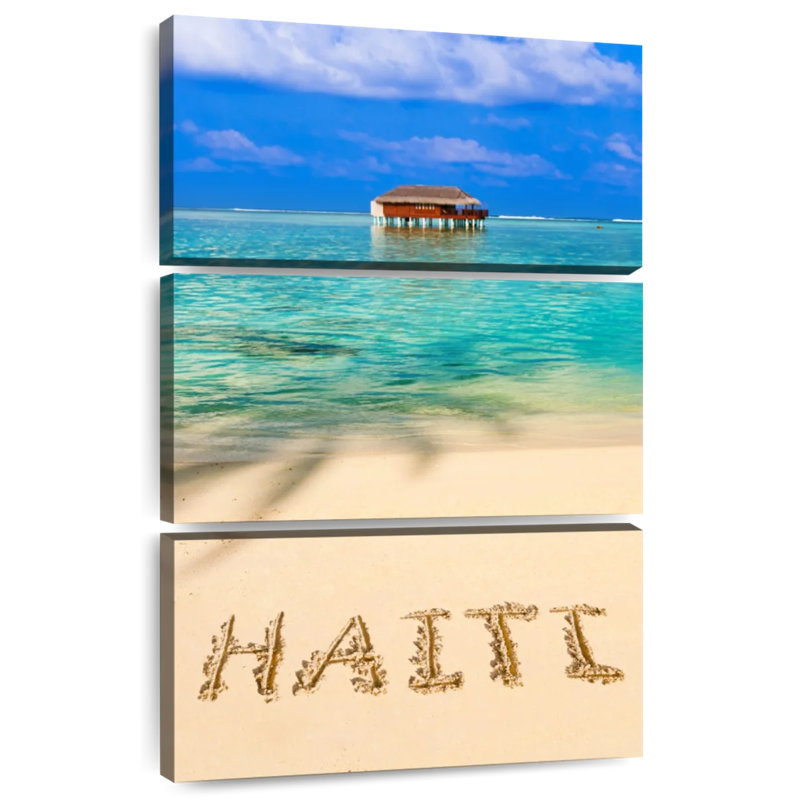 Masam, paradis d'Haïti, H 32 po x l 20 po