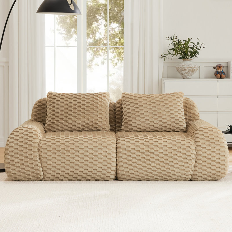 Canapé modulaire Boneless, Chameau clair