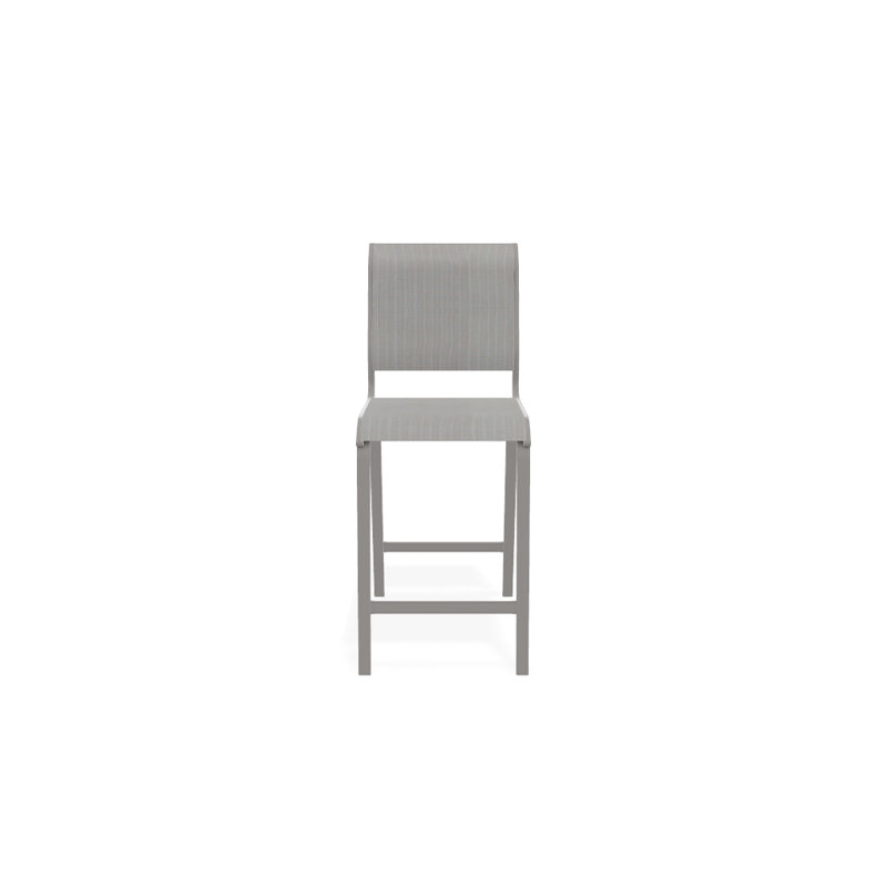 Tabouret de bar 26 po Holna, Gris chaleureux texturé, Amalfi