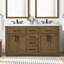 Meuble-lavabo de 60 po de largeur avec comptoir de qualité supérieure et barre d'alimentation OVE Decors Athea-32080300-86291232-86291233