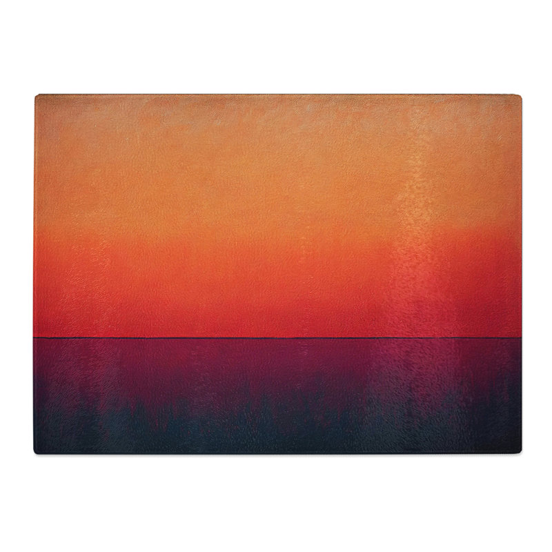 Modern Art Abstract Painting Vol.4  Glass Chopping Board
