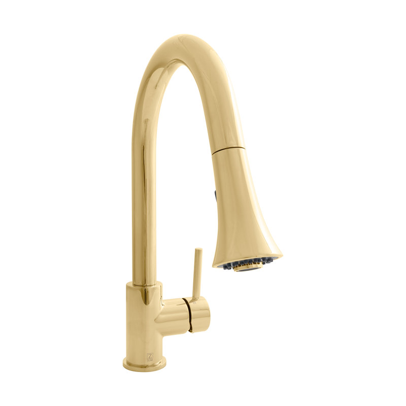 ZLINE Edison Kitchen Faucet, Polished Gold
