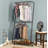 Arnit 33.46'' Metal Rolling Industrial Pipe Clothing Rack