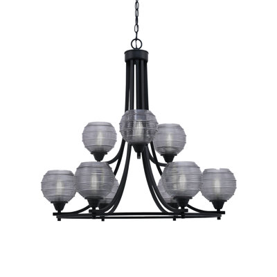Paramount 9 Light Uplight Chandelier