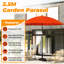 Nylah 250cm Balcony Parasol-1836684752