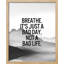 «Just Breathe Calming Mountains Fog Mist Landscape» sur papier-98299257-98299260