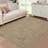 Braided Printed Texture Machine Washable Rug with Rubber Backing for Living Room Non-Slip Dining Room Rug Easy-Cleaning Floor Carpet for Bedroom-1667285805
