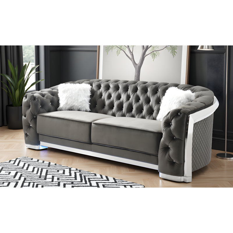Ensemble de 2 fauteuils Wroclaw, Gris