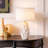 Layered Leaf Ceramic Table Lamp