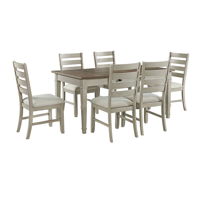 Table de salle à manger Pena, 7 pièces : table, 6 chaises