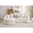 Boneless L-Shape Sectional Sofa With Curved Chaise