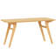 Table basse Transformer, table 2 en 1, table de salle à manger extensible, bois naturel, hauteur variable