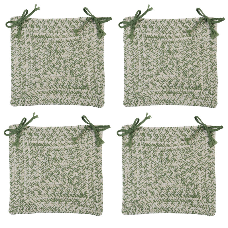 Coussin de coussin de chaise d'extérieur Ashiah, Verdure