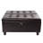 Ciara 35.43" Wide Button Tufted Square Storage Ottoman Upholstered Lift Top Large Ottoman Coffee Table-200091324
