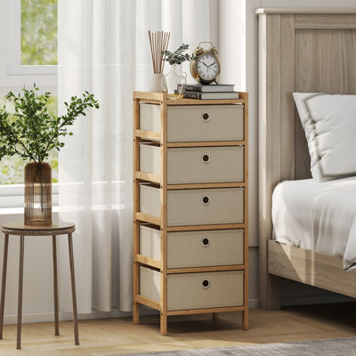 33 cm W Chest of 5 Drawers