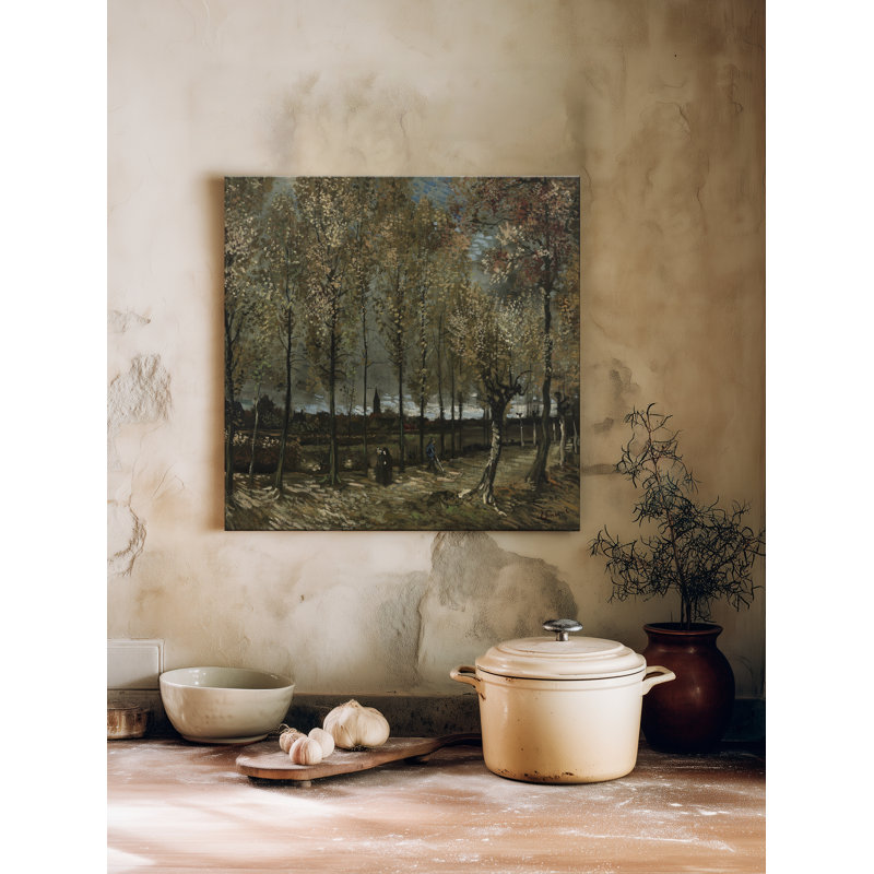 "Poplars Near Nuenen", reproduction sur toile tendue, H 40 po x l 40 po