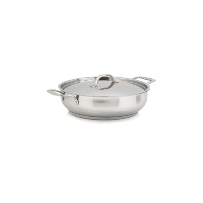 IMPULSE! Terra 6 qt. Non-Stick Stainless Steel Round Braiser with Lid