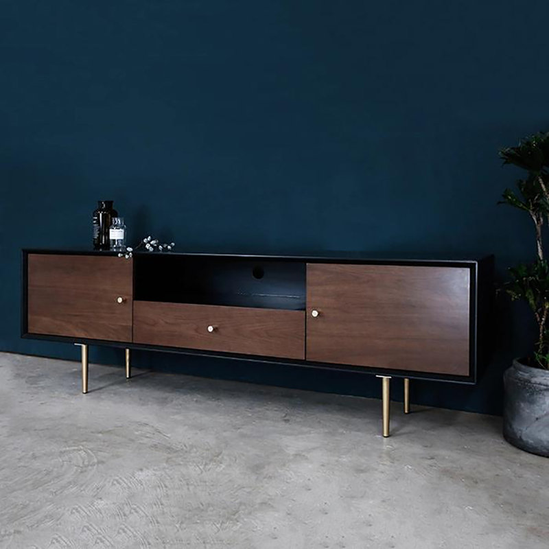 Meuble télé léger, luxueux, simple et moderne, H 23,6 po x L 63 po x l 15,7 po