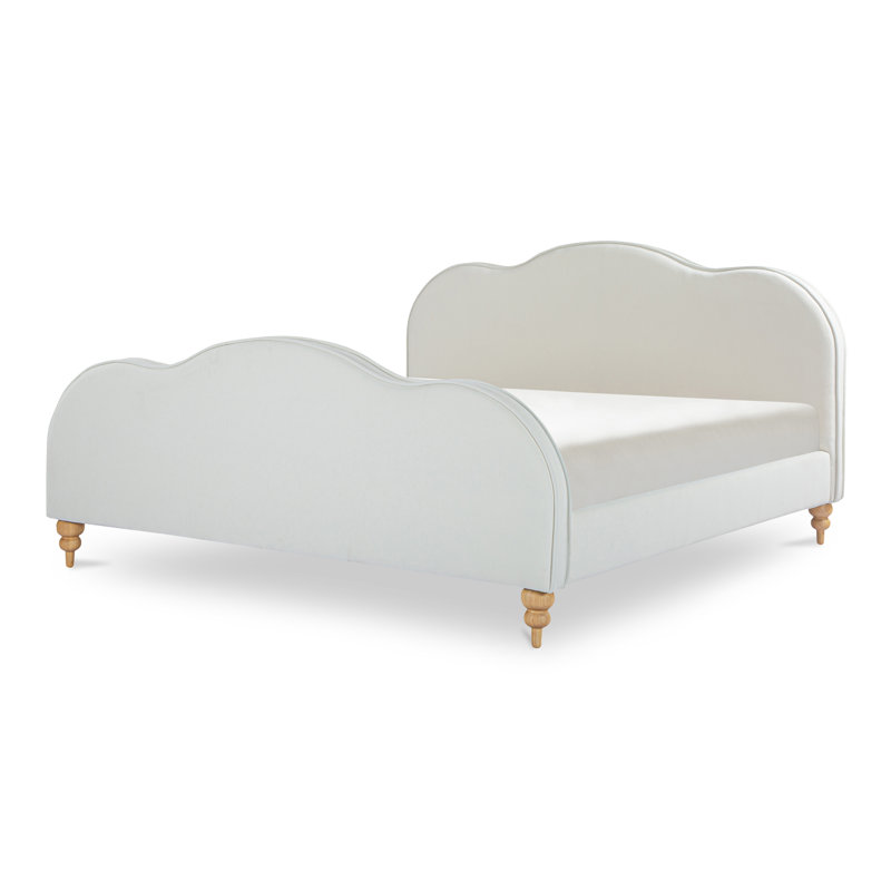 Jacqueline Queen Bed Cream, Queen
