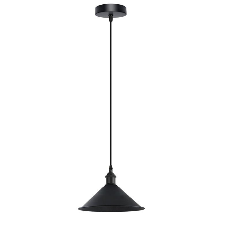 Adalbert 1 - Light Cone Pendant, Black