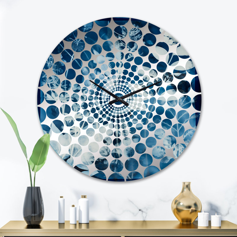 Horloge murale Hannabelle - Abstract Botanicals, Grand